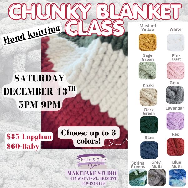 Chunky Blanket Handknitting Class