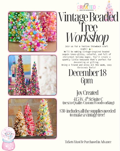 Vintage Beaded Tree Workshop