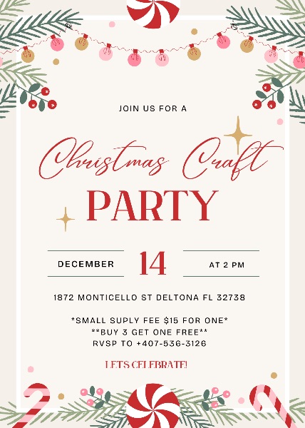 Christmas craft party