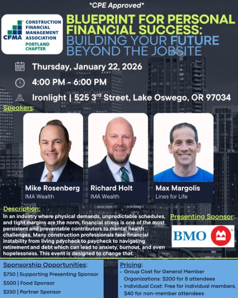 Blueprint for Personal Financial Success: Beyond the Jobsite Blueprint for Personal Financial Success: Beyond the Jobsite