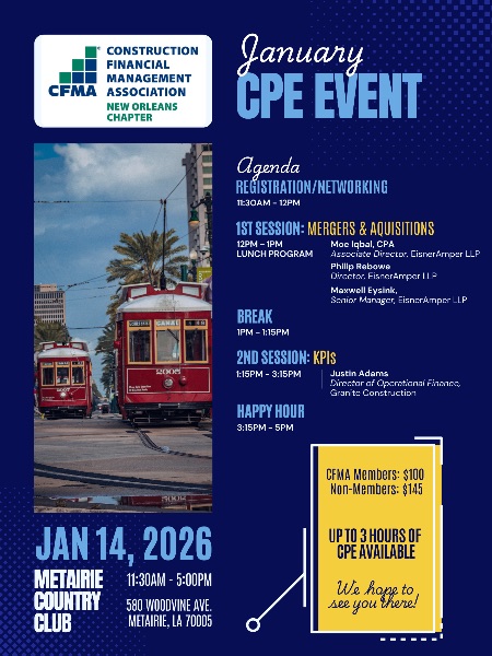 January CPE Event