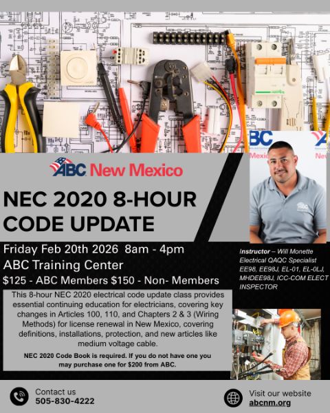 NEC 2020 8-hour Code update