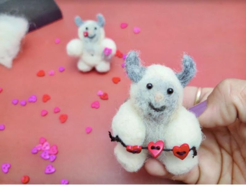 Make Your Own Felted Yetis