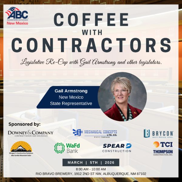 Legislative Re-Cap Coffee with Contractors