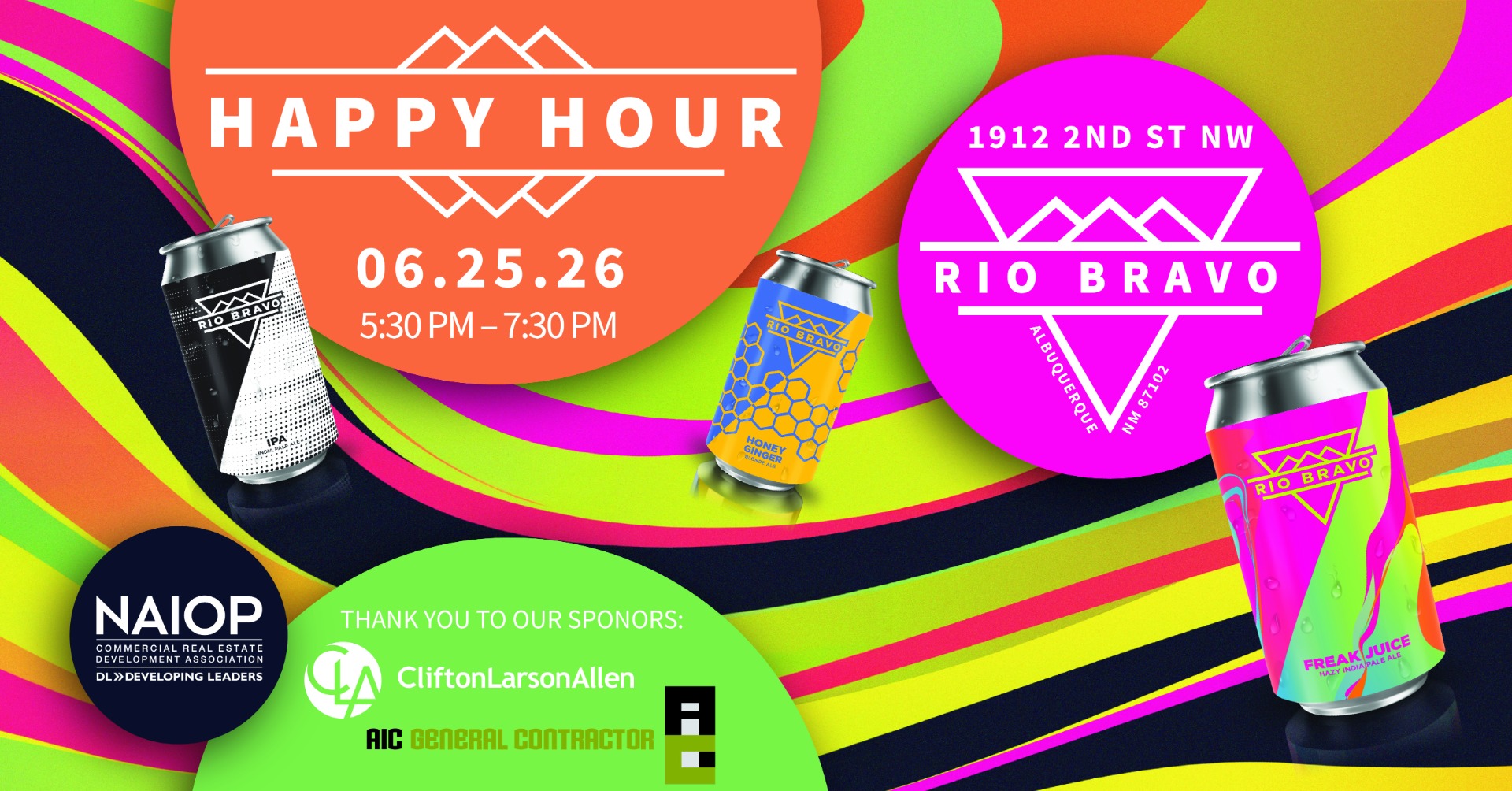 June 25th DL Happy Hour - Rio Bravo