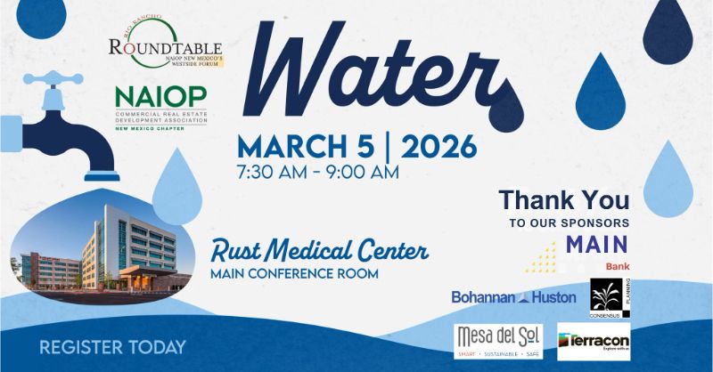March 5th Rio Rancho Roundtable - Water
