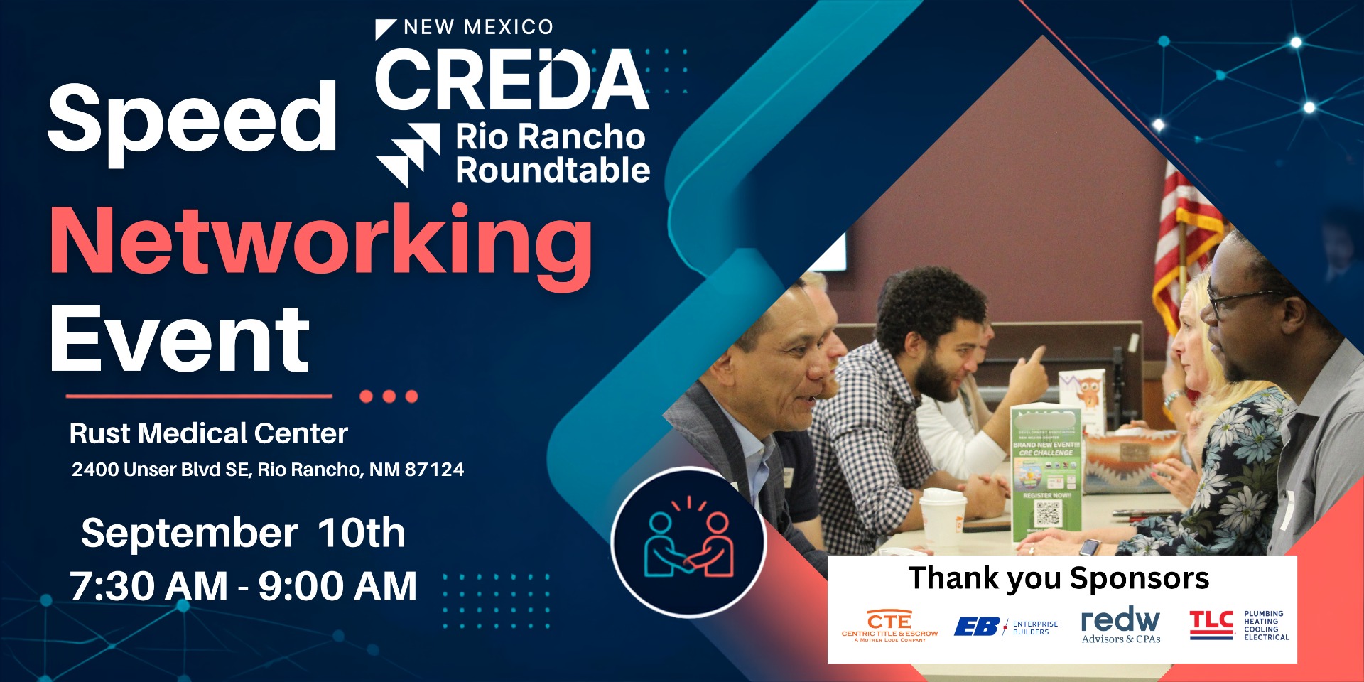 September 10th Rio Rancho Roundtable-  Speed Networking