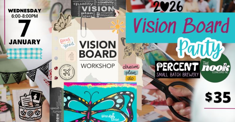 Vision Board Party at Percent - The Nook Concord