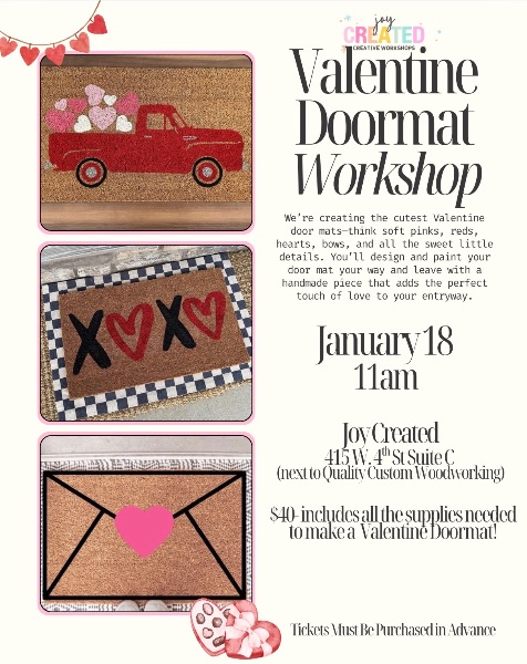 Valentine Doormat Workshop