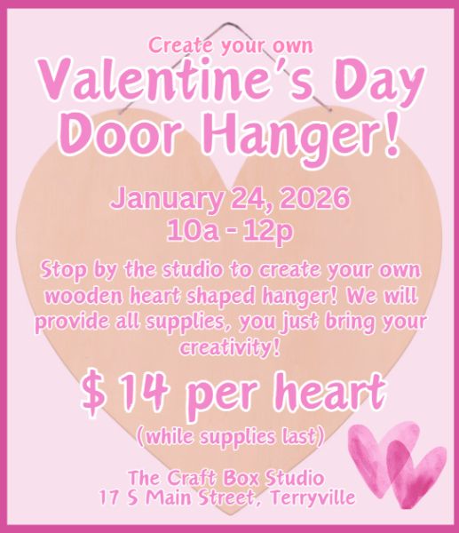 DIY Valentine's Day Wooden Door Hanger!