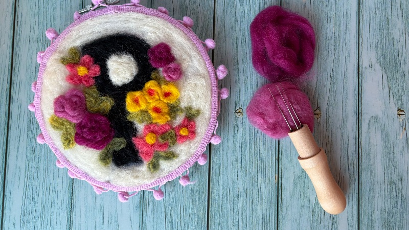 Make Your Own Needle Felt Monogram at Pudding Art Studio!