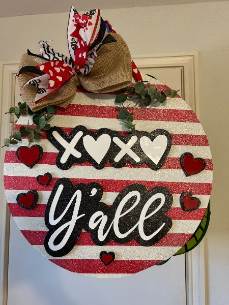 Valentine Door Sign Class