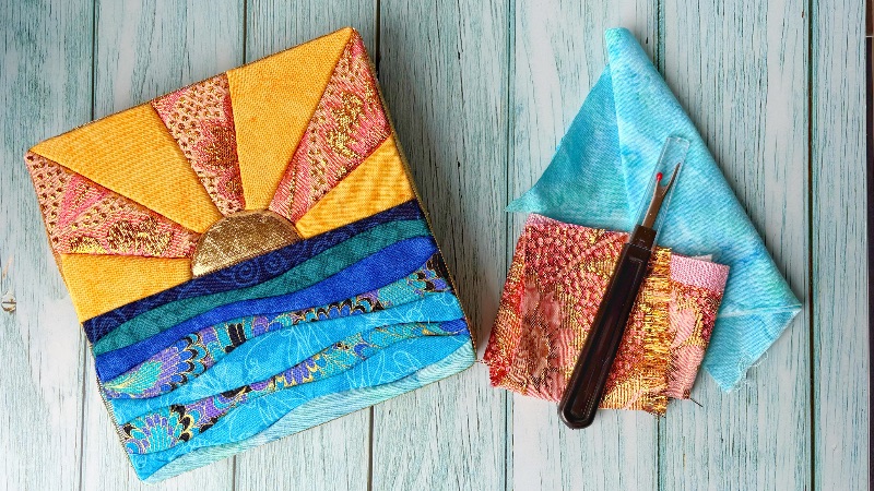 Learn the Art of Kinusaiga Fabric Collage at Cottage Grove Market