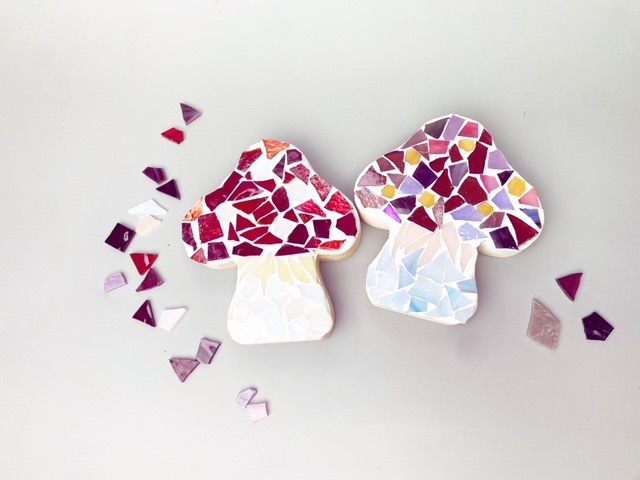 Make Your Own Mosaic Mushroom at Pudding Art Studio!