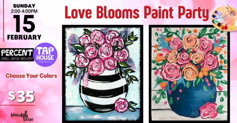 Love Blooms Paint Party - Percent Tap House Harrisburg