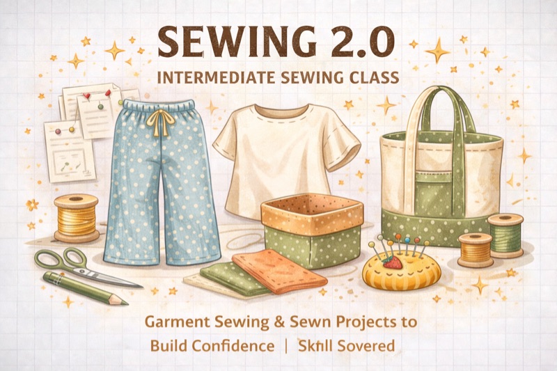 Sewing 2.0 — Intermediate Sewing Sewing 2.0 — Intermediate Sewing