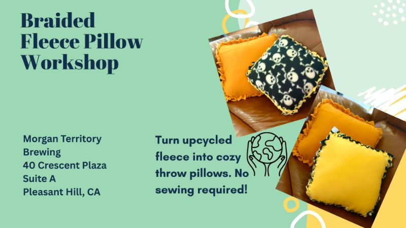 Learn to Make Braided Fleece Pillows