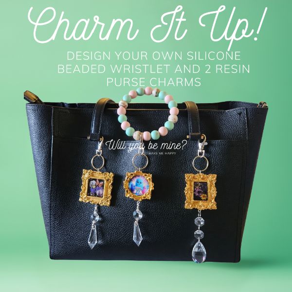 Charm It Up! Design Your Own  Beaded Wristlet and 2 Purse Charms