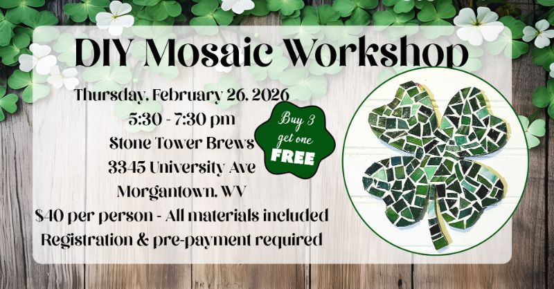 DIY Mosaic @ Stone Tower Brews