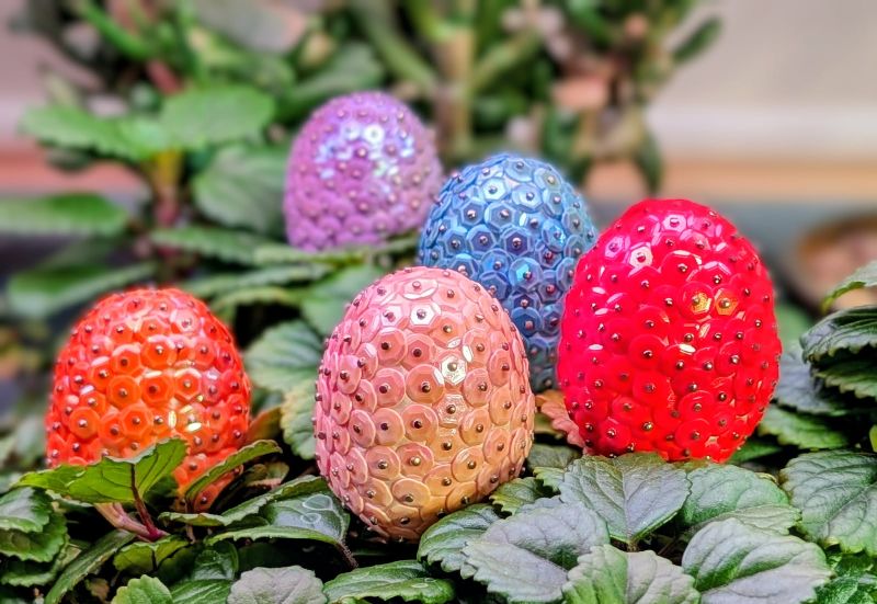 3/21 Sequins Eggs Craft Party with Aimee