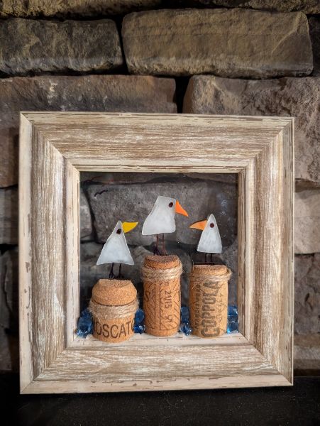 Coastal Sea Glass Art