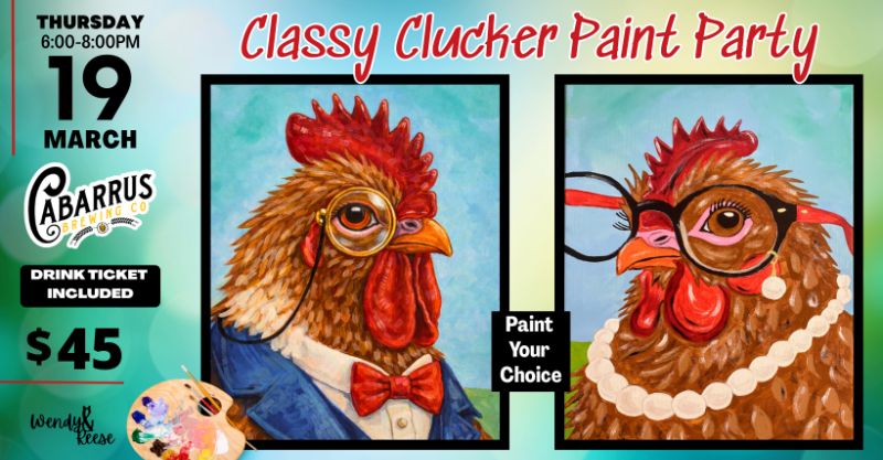 Classy Clucker Party at Cabarrus Brewing Company Classy Clucker Party at Cabarrus Brewing Company