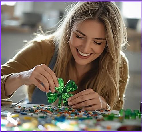Make Your Own Mosaic Shamrock!