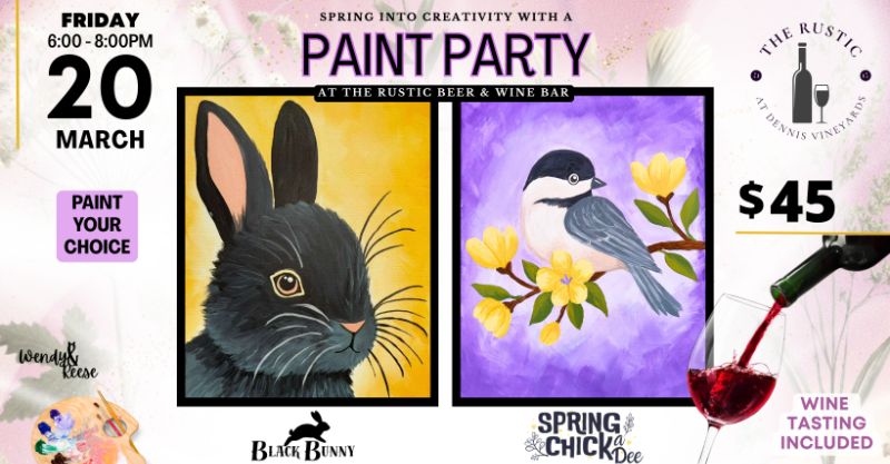 Spring Paint Party at The Rustic
