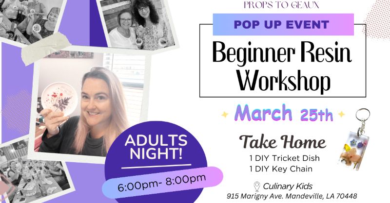 Beginner Resin Pop Up