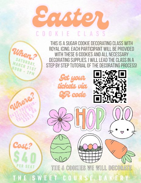 Easter Sugar Cookie Decorating Class