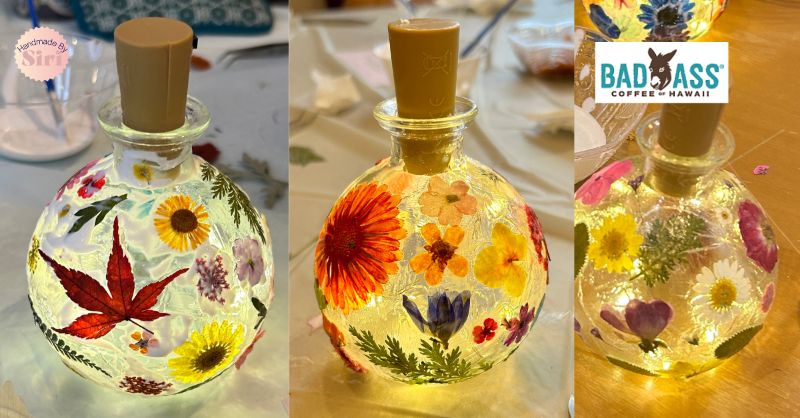 Make Your Own Pressed Flower Lantern