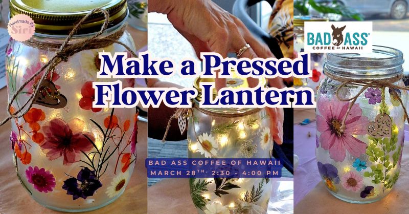 Make a Pressed Flower Lantern