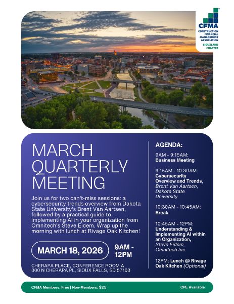 CFMA Siouxland March Quarterly Meeting