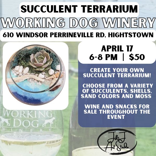 Terrarium Workshop w J&J Paint N Sip Terrarium Workshop w J&J Paint N Sip