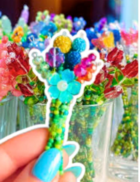 Make Your Own Mini Beaded Flower Bouquet