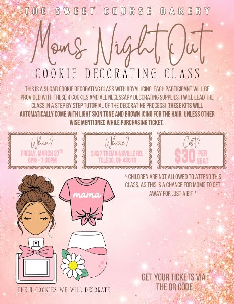 Moms Night Out Sugar Cookie Decorating Class