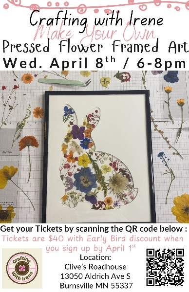 Pressed Flower Frame Art