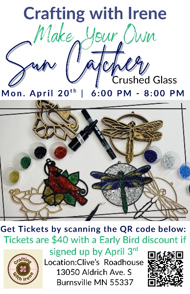 Sun Catcher Crushed Glass