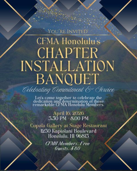 CFMA Honolulu Chapter Installation Banquet