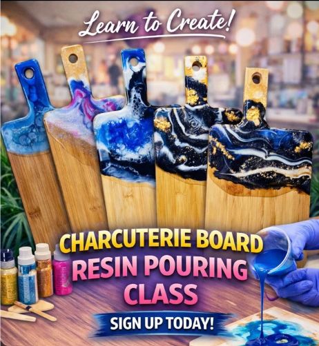 Resin Charcuterie Board Workshop!