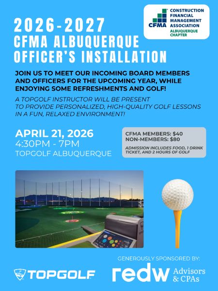 2026-2027 CFMA Albuquerque Officer's Installation