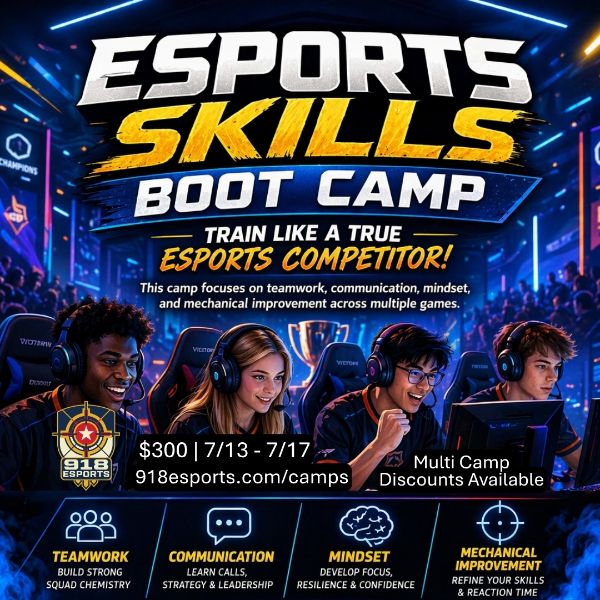 eSports Skillz Camp: Gamer Bootcamp