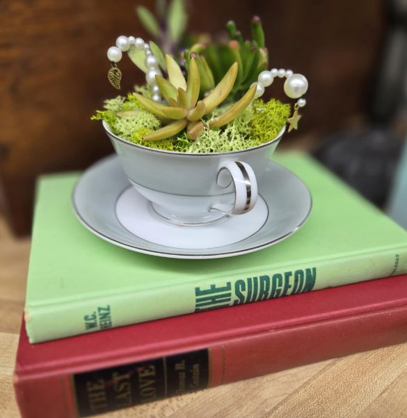 5/2 Teacup Planter Craft Party at The Local Vine