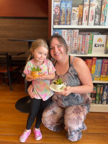 5/3 Mommy and Me Teacup Planter Craft Party