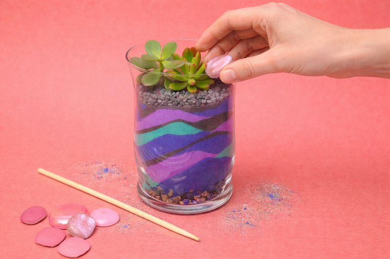 Make Your Own Sand Art Terrarium