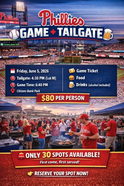 Phillies Outing: Tailgate and Game - Phillies vs. White Sox