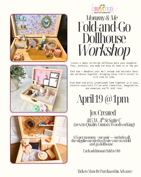 Mommy & Me Fold-an-go Dollhouse Workshop