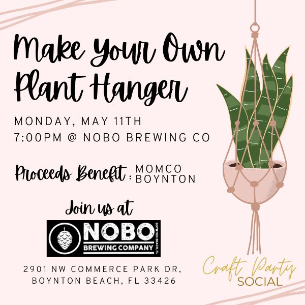 Make Your Own Macrame Plant Hanger at NOBO Brewing Co