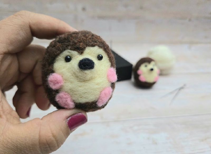Make Your Own Felted Hedgehogs