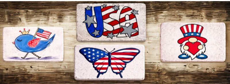 Patriotic Paver - Mystic Ice Cream FLP Patriotic Paver - Mystic Ice Cream FLP